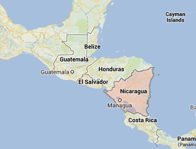 Ubicación Nicaragua